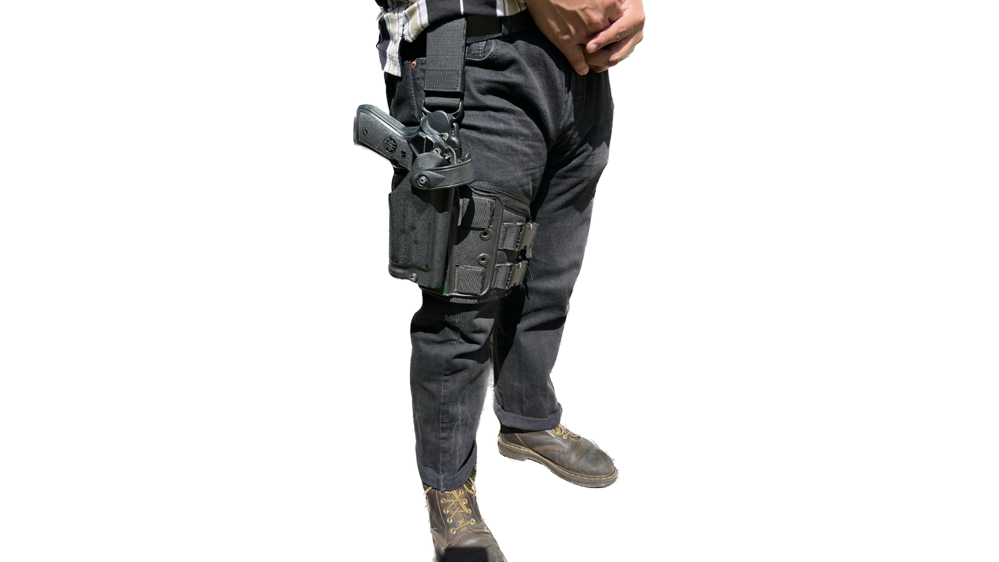 Leg Drop With Safariland Shroud